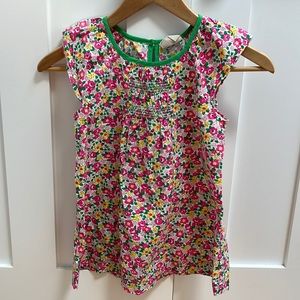 NWOT Mini Boden Floral Blouse - 9-10Y